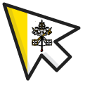 Vatican City Flag pointer