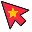 Vietnam Flag pointer
