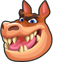 Crash Bandicoot Dingodile and Flamethrower cursor
