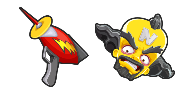 Crash Bandicoot Dr. Neo Cortex and Ray Gun