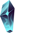 Blue Fluorite Crystal cursor