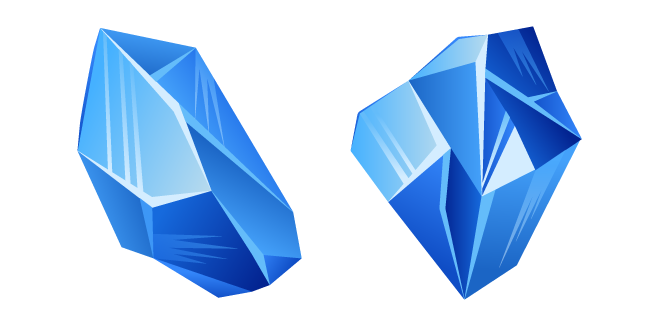 Blue Zircon Crystal