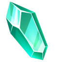 Green Calcite Crystal pointer