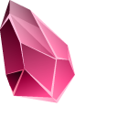 Red Beryl Crystal pointer