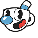 Cuphead and Mugman cursor