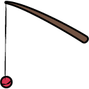 Cuphead Angel and Fishing Rod pointer