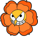 Cuphead Cagney Carnation and Pink Seed cursor