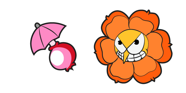 Cuphead Cagney Carnation and Pink Seed
