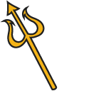 Cuphead The Devil with Trident pointer