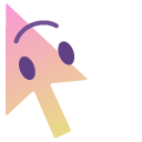 Cursoji - Cute Upside-Down Face pointer