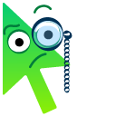Cursoji - Face with Monocle pointer
