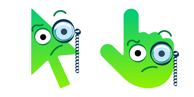 Cursoji - Face with Monocle