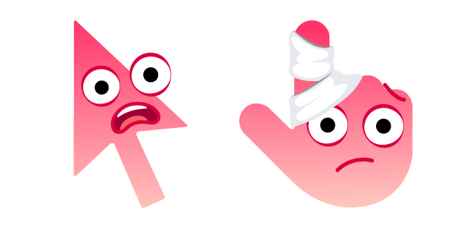 Cursoji - Frowning Face and Head Bandage