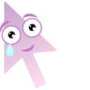 Cursoji - Smiling Face with Tear pointer