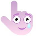 Cursoji - Smiling Face with Tear cursor