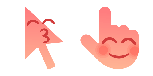 Cursoji - Smily Face with Kisses