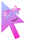 Cursoji - Star-Struck Face pointer