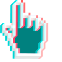 3D Pixel Effect cursor