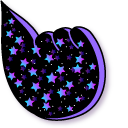 3D Stars Pattern cursor