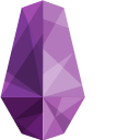 Abstract Purple Polygonal Pattern cursor
