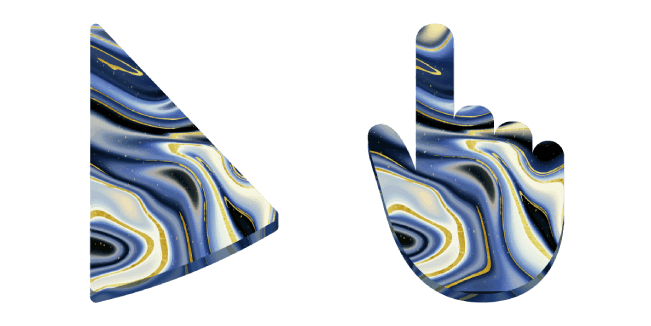 Blue and Gold Marble