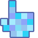 Blue Squares cursor