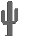 Chrome Dino T-Rex cursor