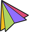 Colored Triangles cursor