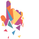 Colorful Polygonal cursor