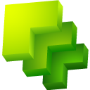 Green Abstract 3D pointer
