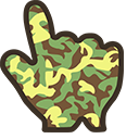 Green Brown Camo cursor