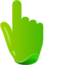 Green Color cursor