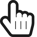 Modern Black Outline cursor