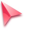 Pink Flat and Shiny pointer