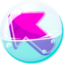 Purple Cursor in Soap Bubble pointer