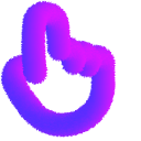 Purple Fluffy cursor