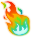 Rainbow Fire pointer