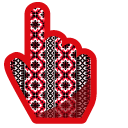 Red and Black Embroidery cursor