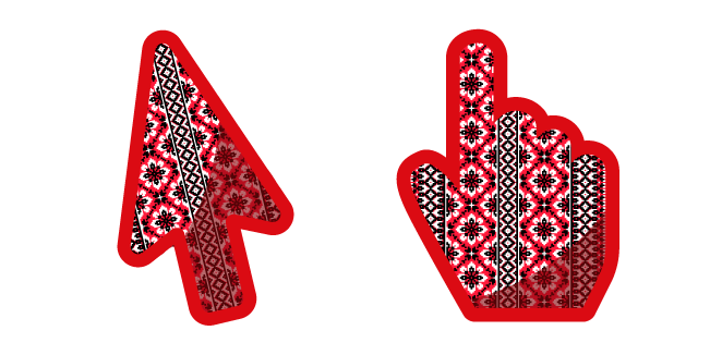 Red and Black Embroidery