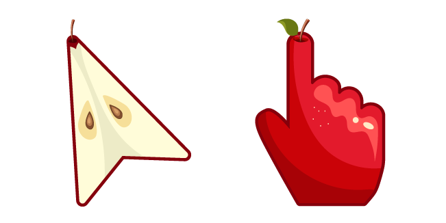 Red Apple and Slice