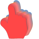 Red Color Transition cursor