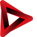 Red Penrose Triangle pointer