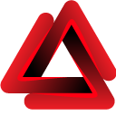 Red Penrose Triangle cursor