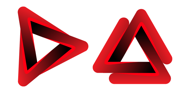 Red Penrose Triangle