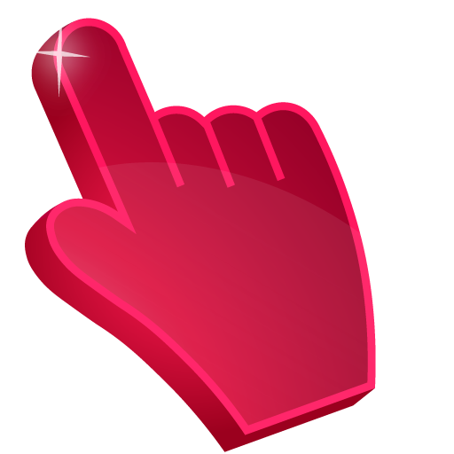 Ruby Red 3D cursor