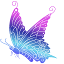 Space Hand and Butterfly cursor