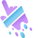 Stain of Paint Custom Cursor Logo cursor