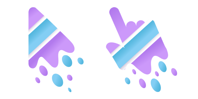 Stain of Paint Custom Cursor Logo