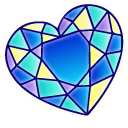 Stained Glass Hearts cursor
