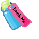 Cute Alice and Drink Me Potion pointer